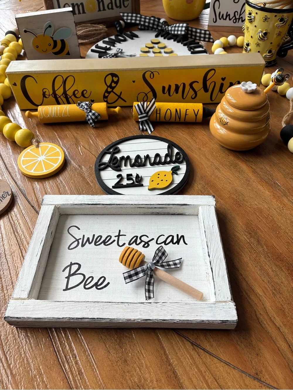 Lemonade & Summer Coffee or Tea Decorative Kitchen Accents - or Classroom Decor